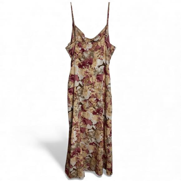 Floral Maxi Dress with Side Slit - Fiemaoves - S - Picture 2 of 2